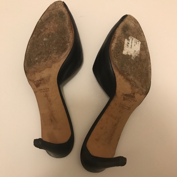 VTG Yves Saint Laurent Zipper Peep Toe Heels - Picture 7 of 10